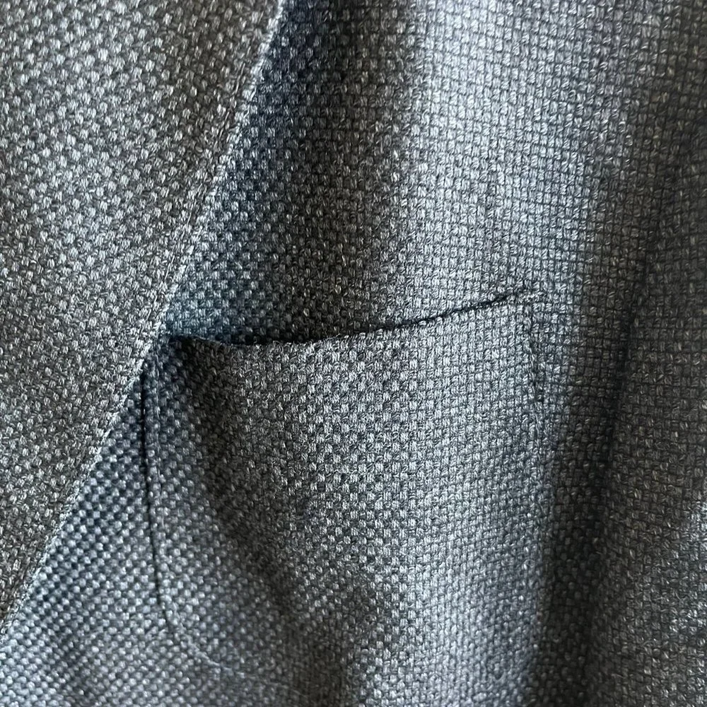 Giorgio Armani Men's Dark Grey Upton Jacket Blazer Size 40R Made in Italy
